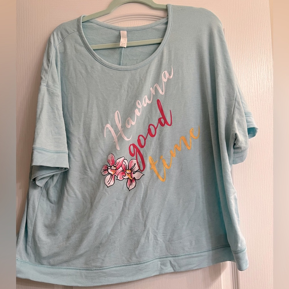 Cacique Havana Sleep Tee - size 14/16